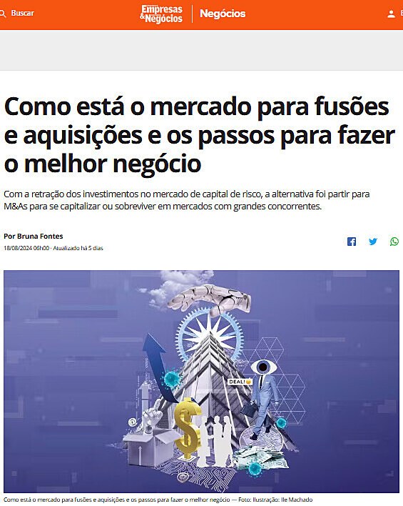 Como est o mercado para fuses e aquisies e os passos para fazer o melhor negcio